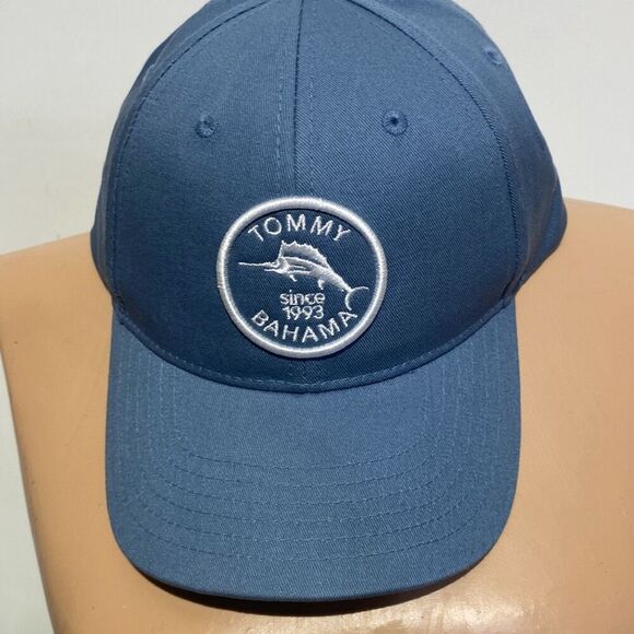 Tommy Bahama Men's Blue Since 1993 Adjustable Strapback Baseball Cap One Size - Picture 1 of 9